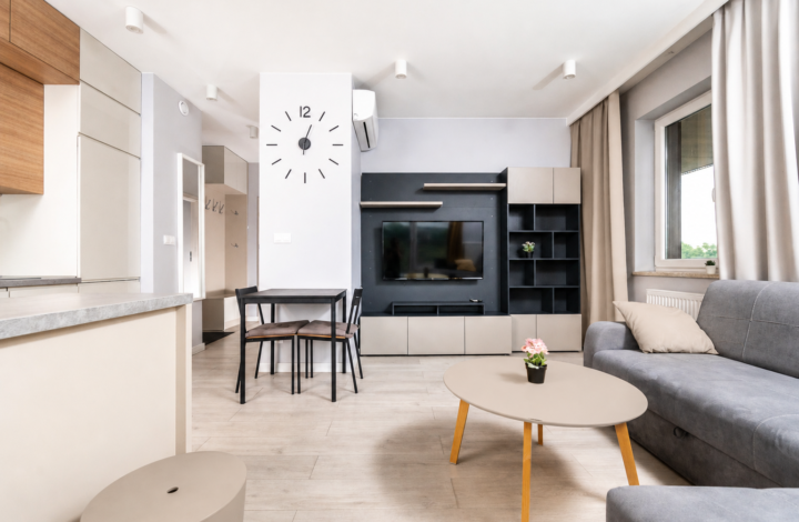 Apartment with a terrace and a view of the Vistula