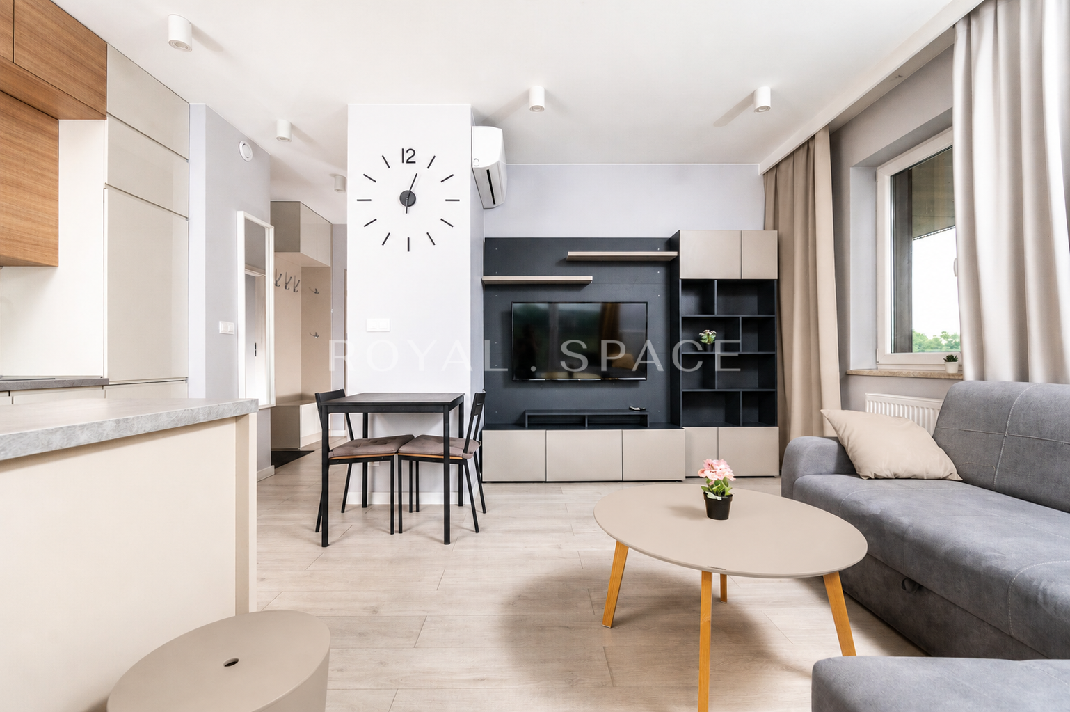 Apartment with a terrace and a view of the Vistula