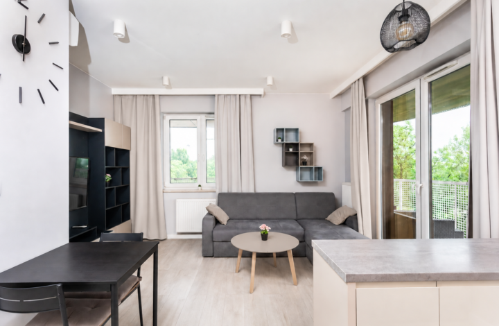 Apartment with a terrace and a view of the Vistula