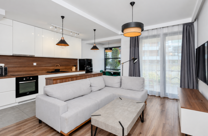 Apartament z ogrodem | Wiślane Tarasy 2.0